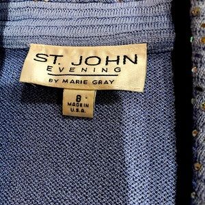 St John Evening Powder Blue covered in palettes.